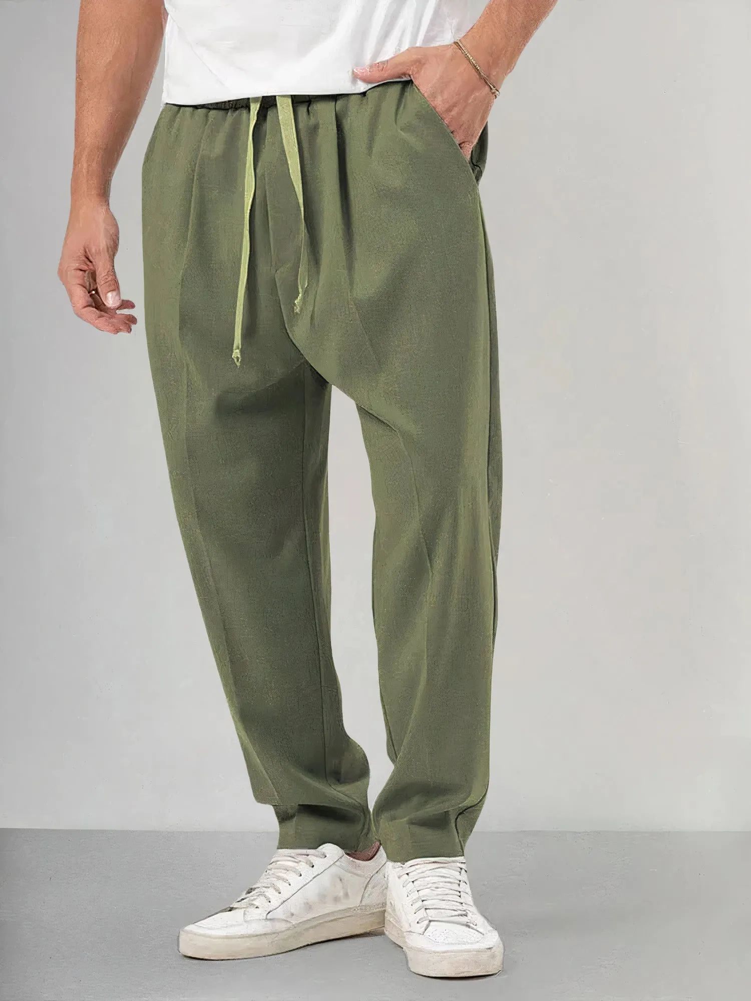 Stylish Men's Waffle Knit Two-Piece Set for Spring