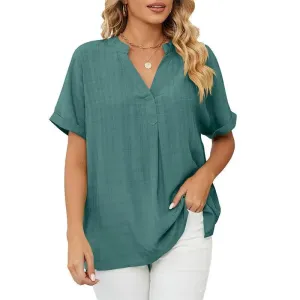 Stylish V-Neck Blouse for Ladies