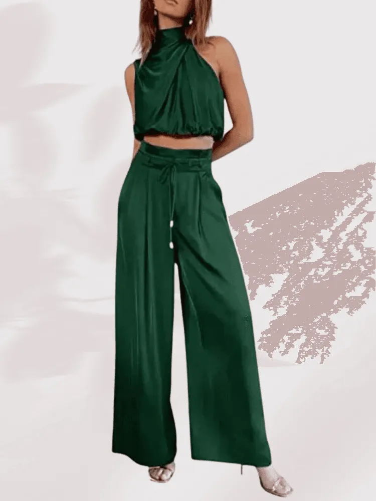 Stylish Women's Halterneck Dress