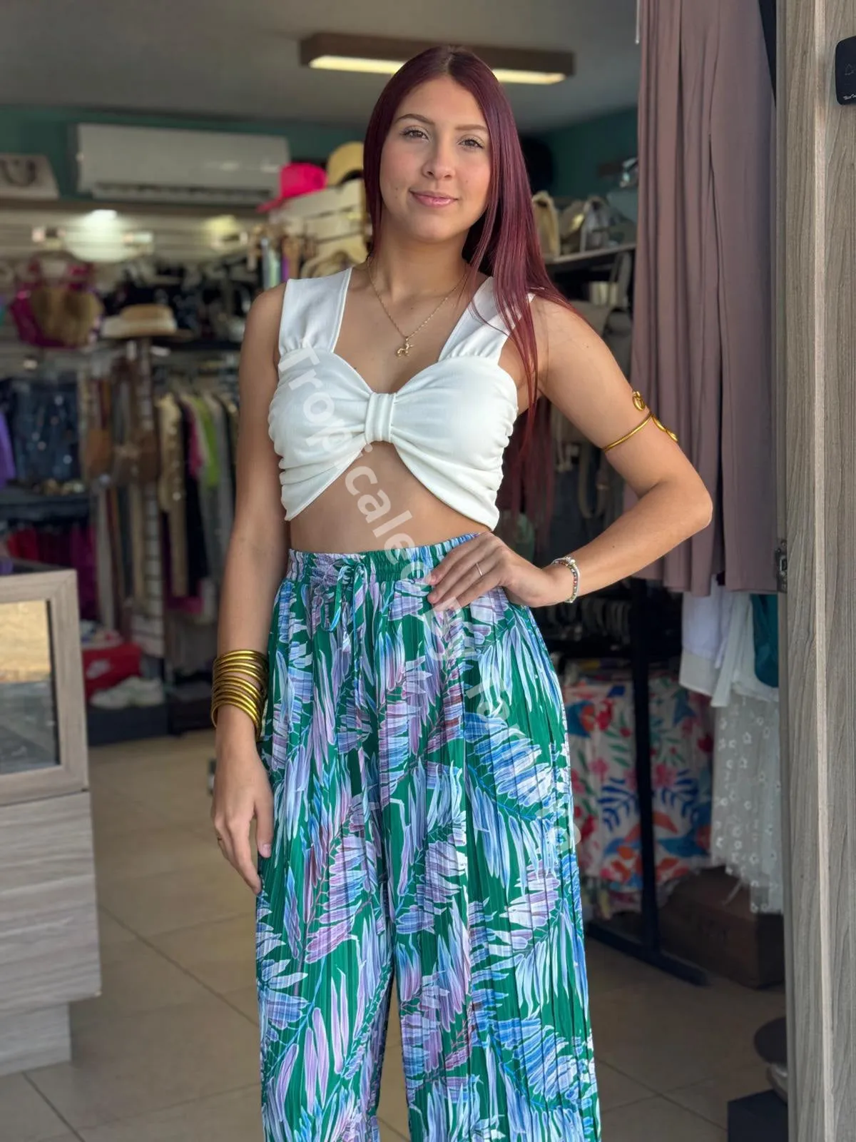 Summer Bow Crop Top