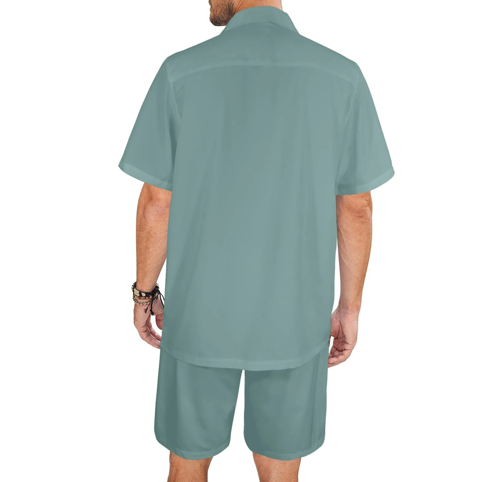 Sunset Pursuit Men's Shirt and Shorts Outfit