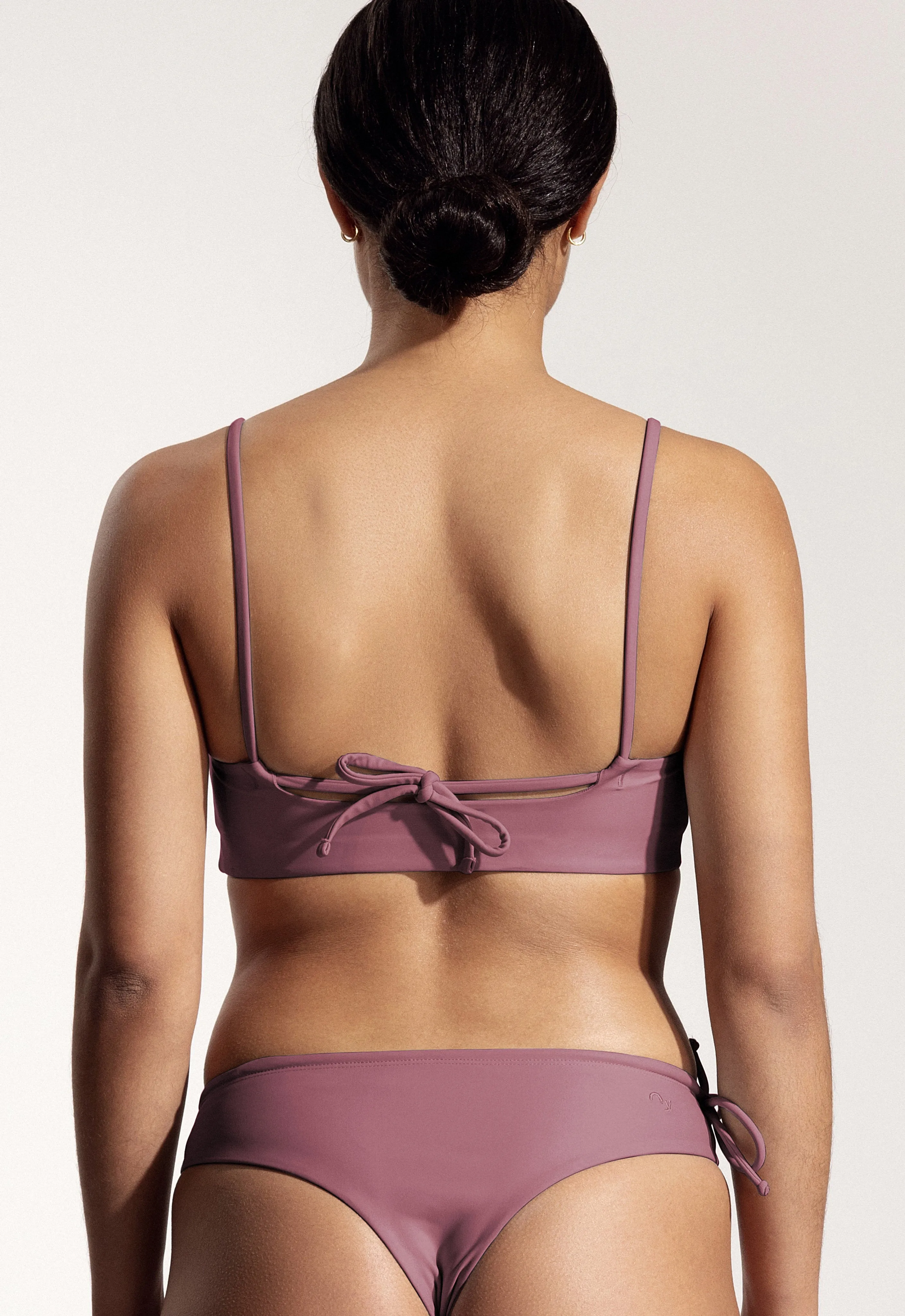 Surf Bikini Top "Buri" in sunset purple