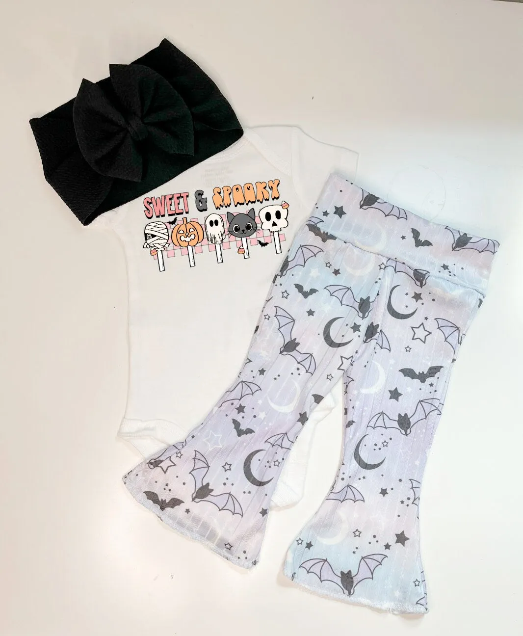 Sweet and Spooky Halloween Bell Bottom