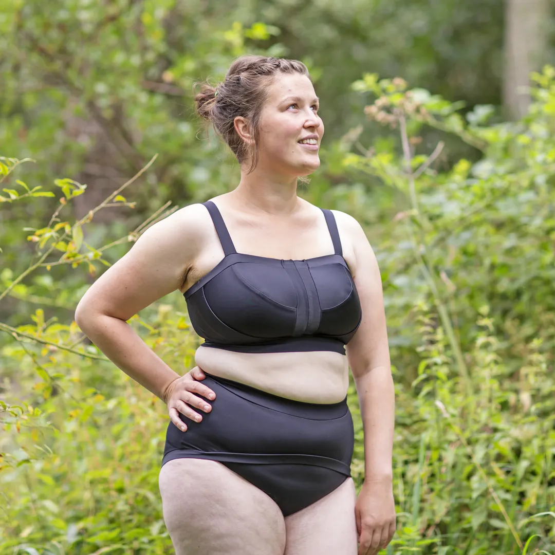 Swim Flexi-Size Bra - Black