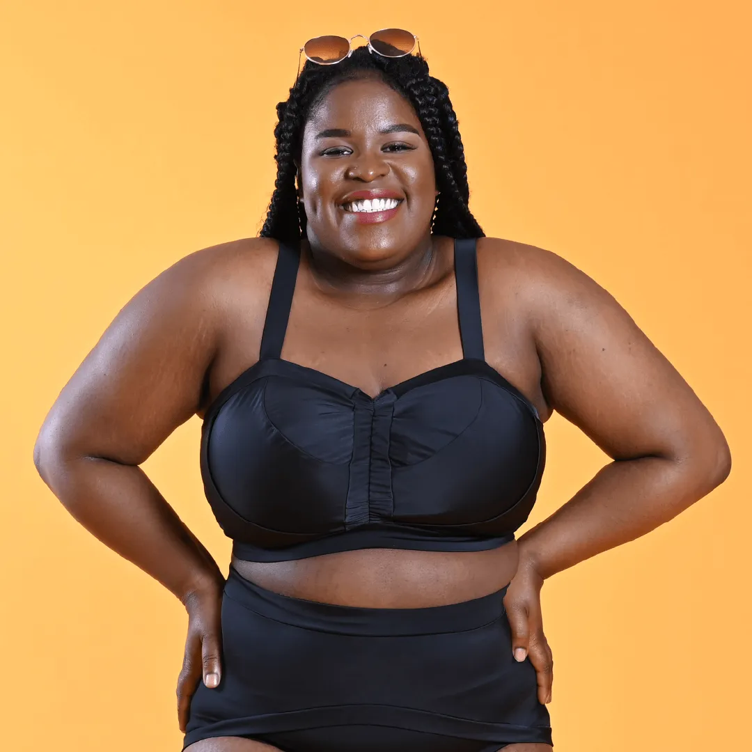Swim Flexi-Size Bra - Black