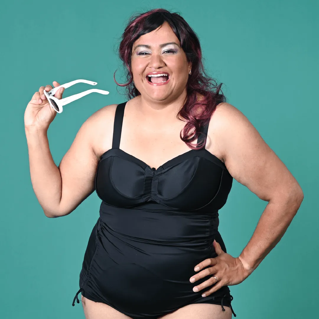 Swim Flexi-Size Tankini - Black