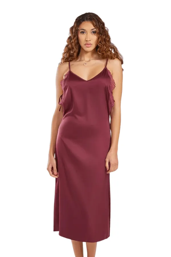 Tania Gown - Burgundy