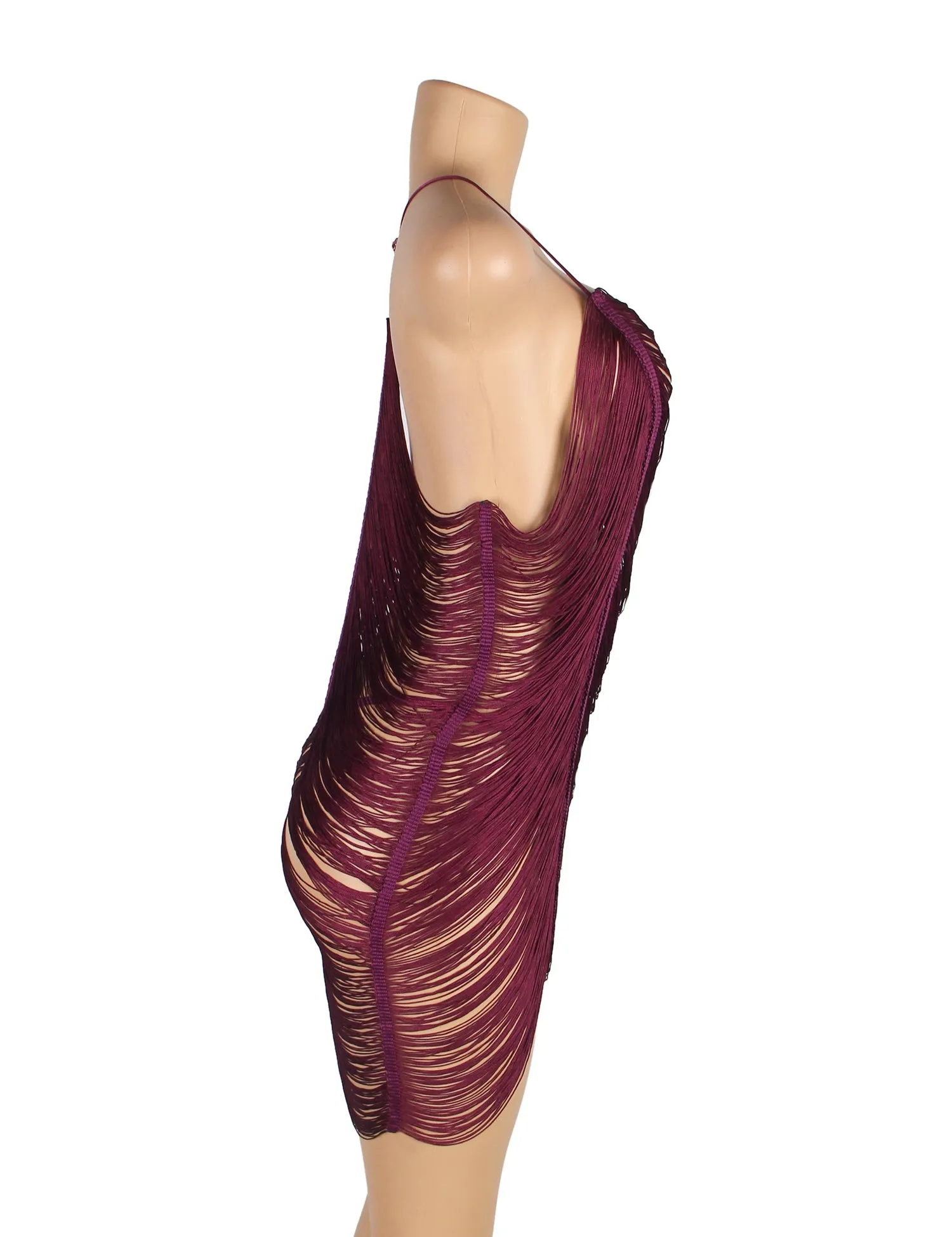 Tassel Hollow Sexy Beach Babydoll