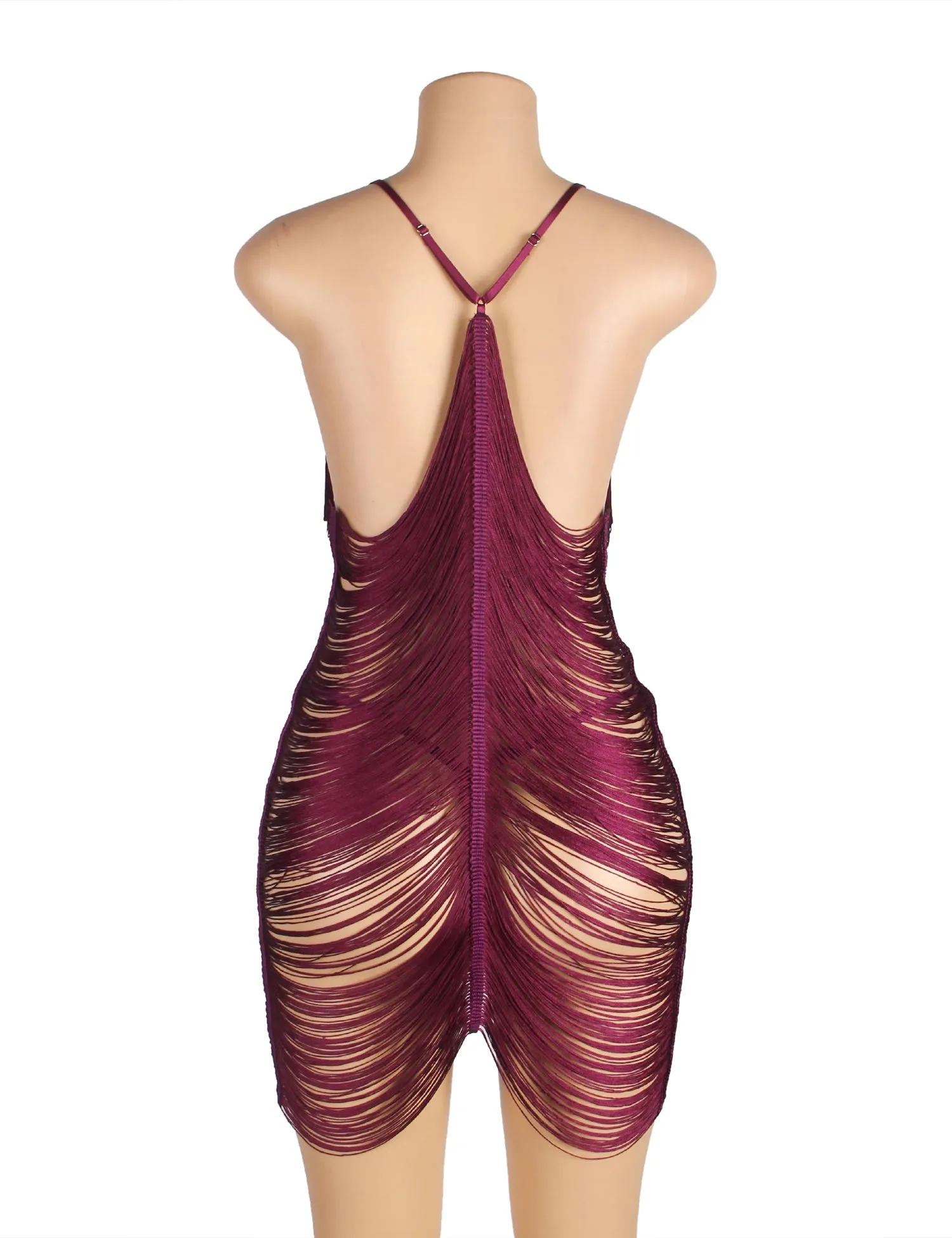 Tassel Hollow Sexy Beach Babydoll