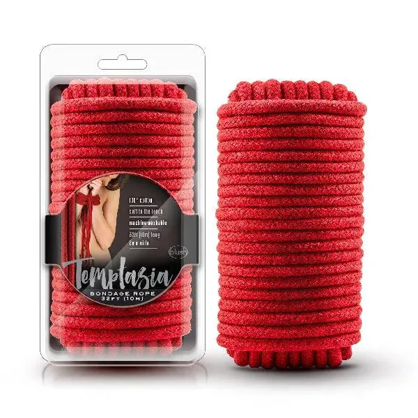 Temptasia Bondage Rope 9.7m Red