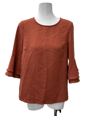 Terracotta Bell Sleeves Top