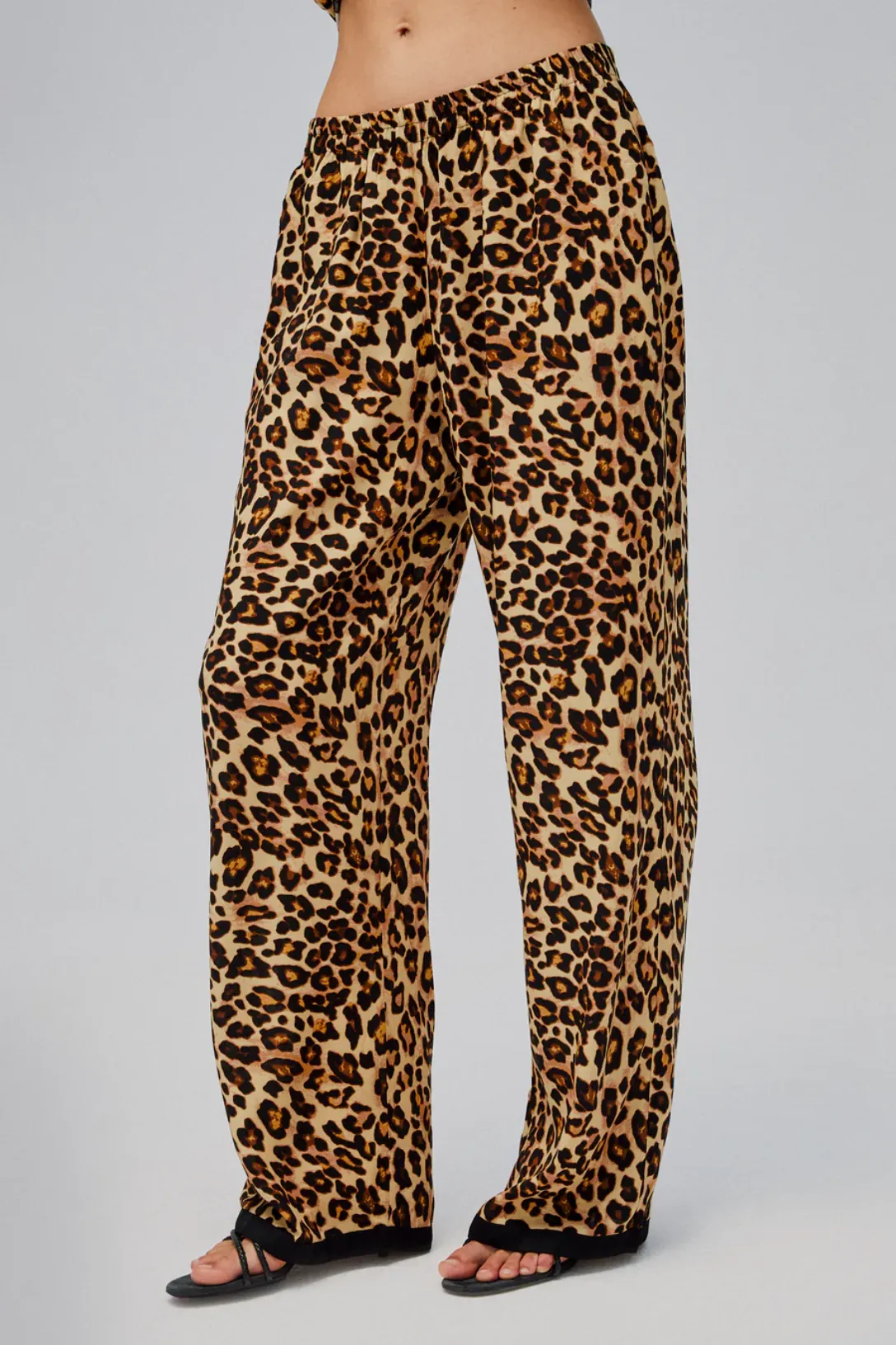The Bow Pajama Set | Leopard Print