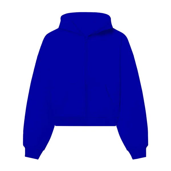 The Drop Cut Women’s Crop Zip Front Hoodie