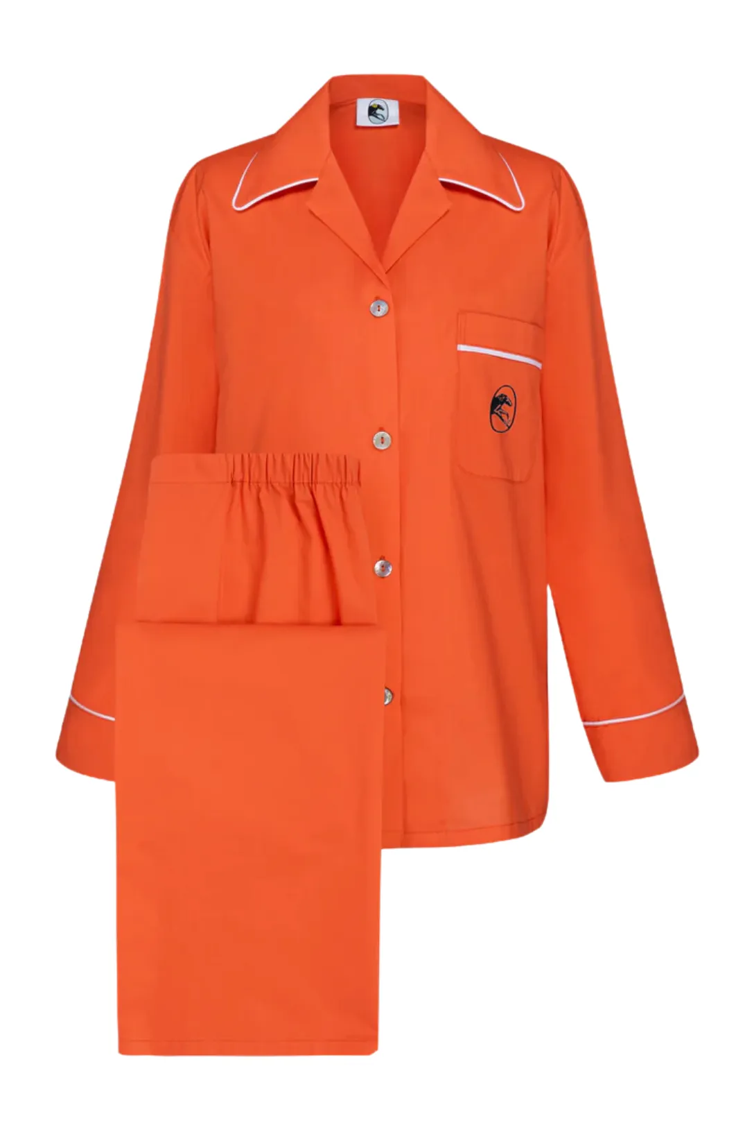 The Sleeper Cotton Pajama Set | Mandarin