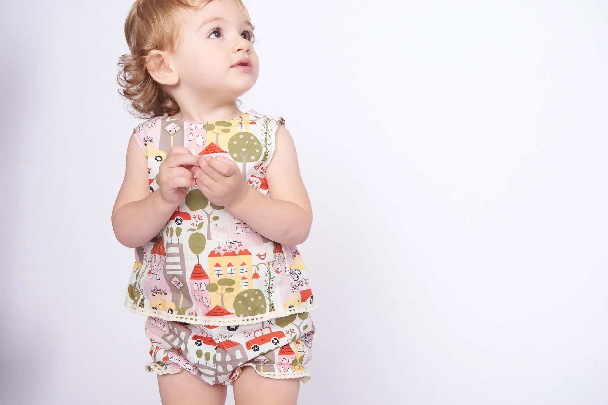 Thompson Tulip Tank- city print