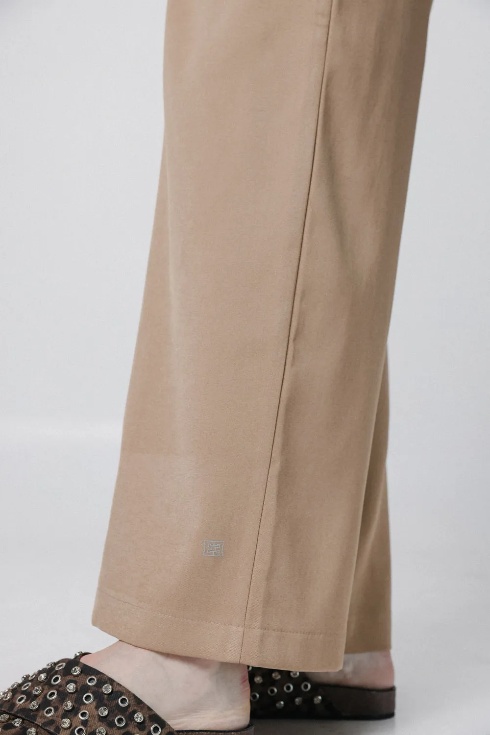 Tie Beige Bottoms