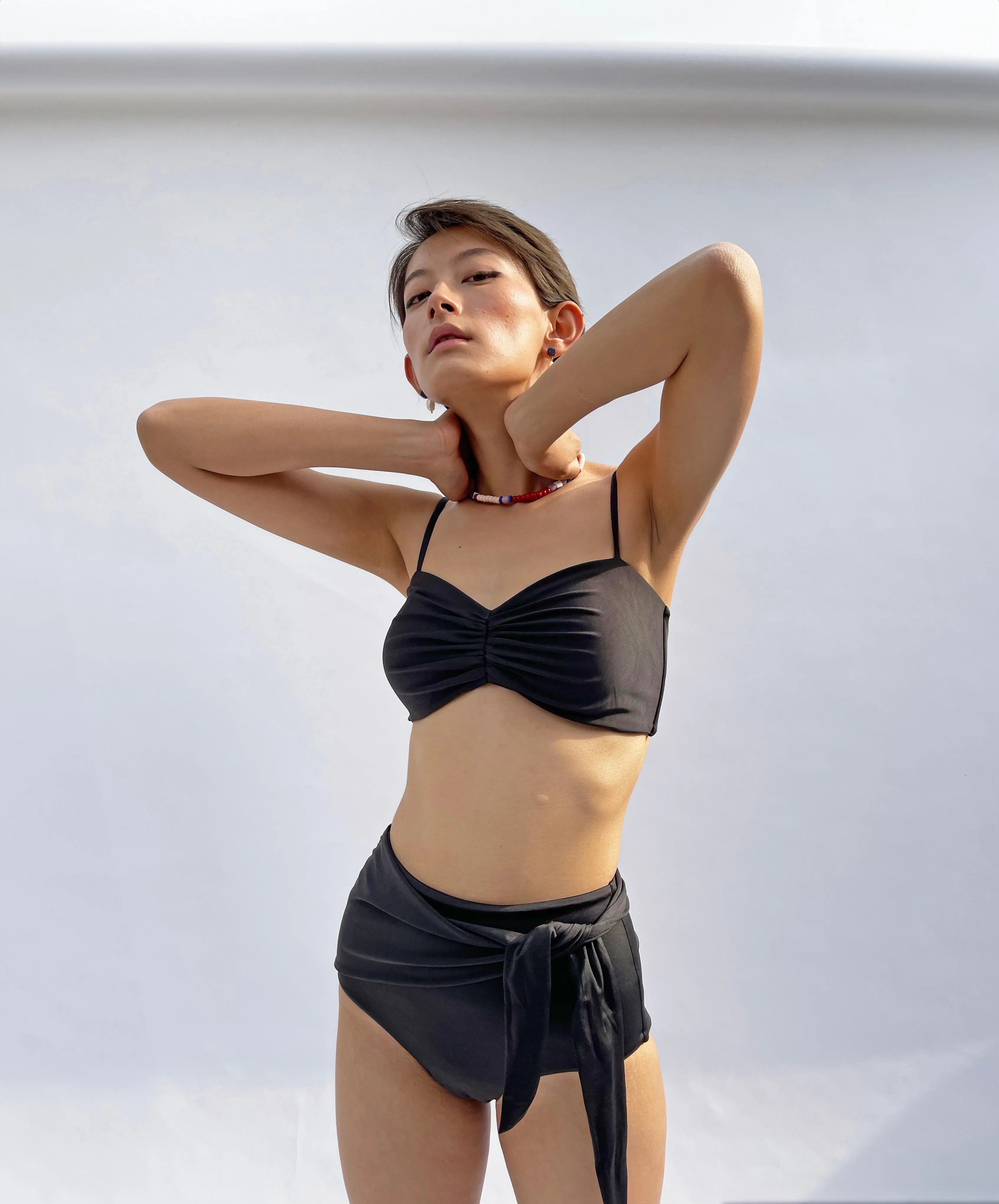 Tie Up Swim Bottoms