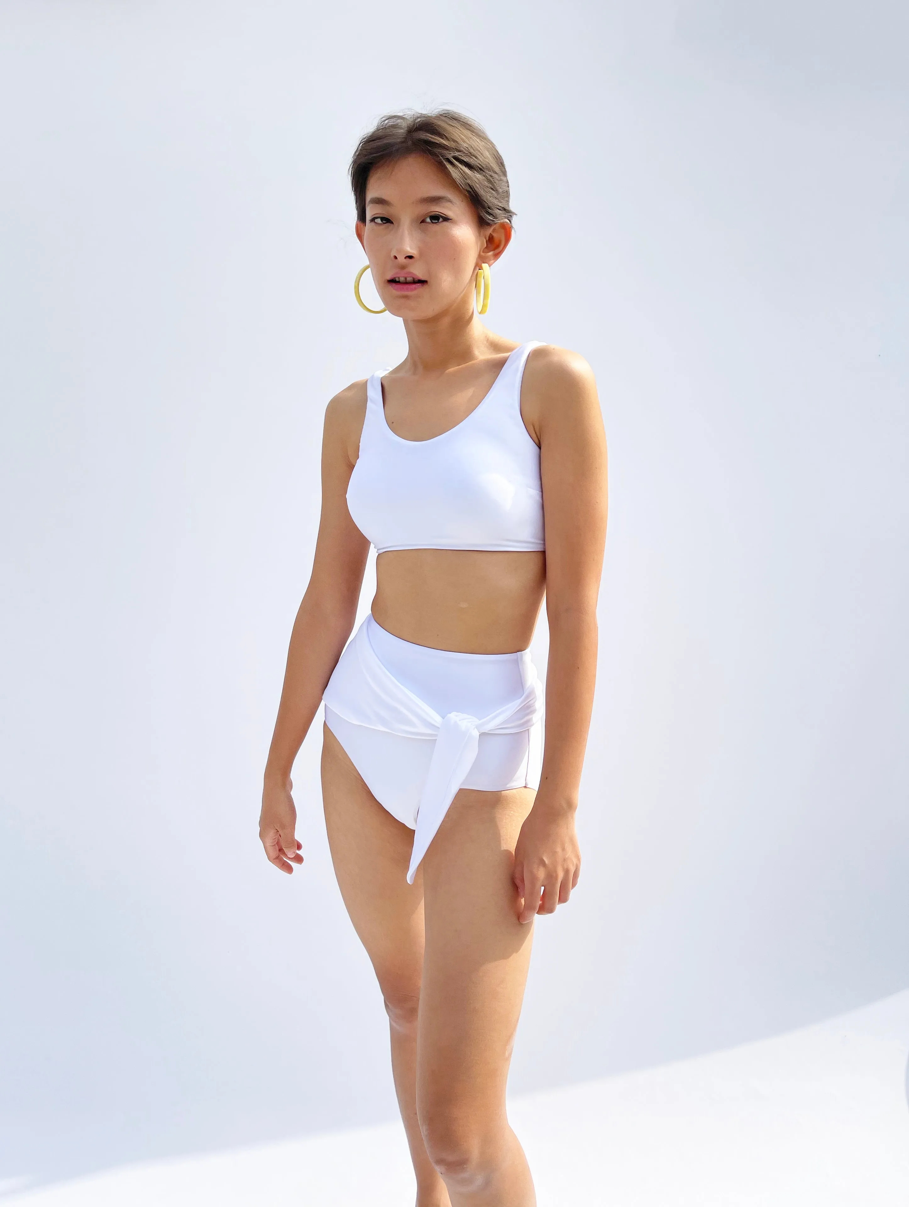 Tie Up Swim Bottoms