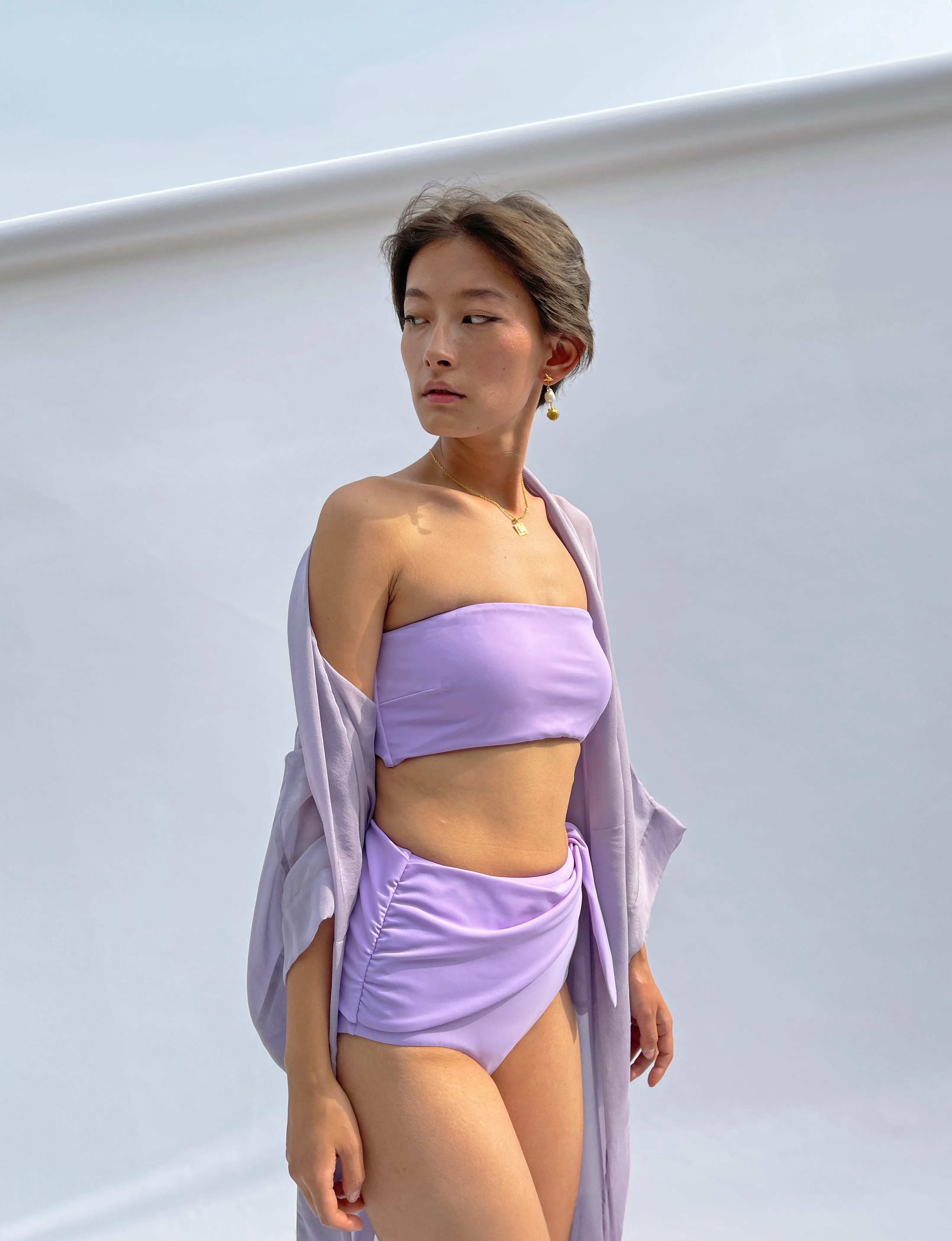 Tie Up Swim Bottoms