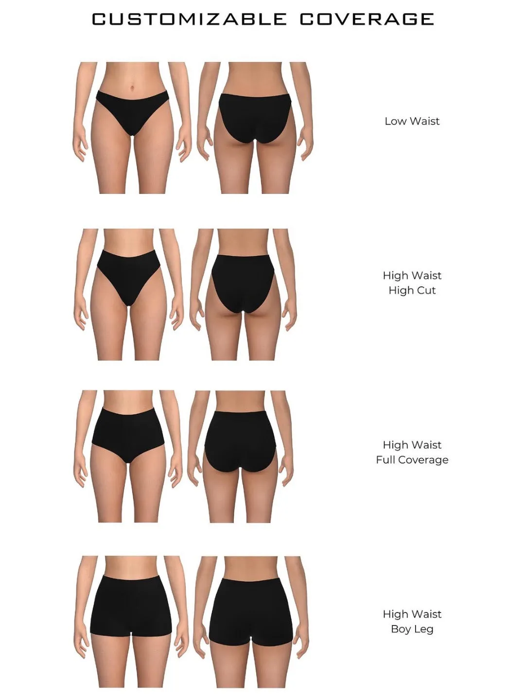 Tie Up Swim Bottoms