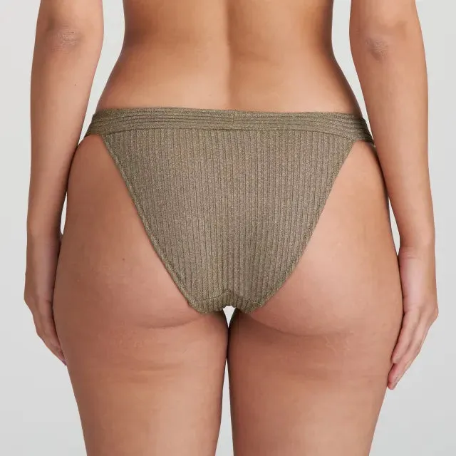 Tinjis Bikini Brief Special In Golden Olive - Marie Jo