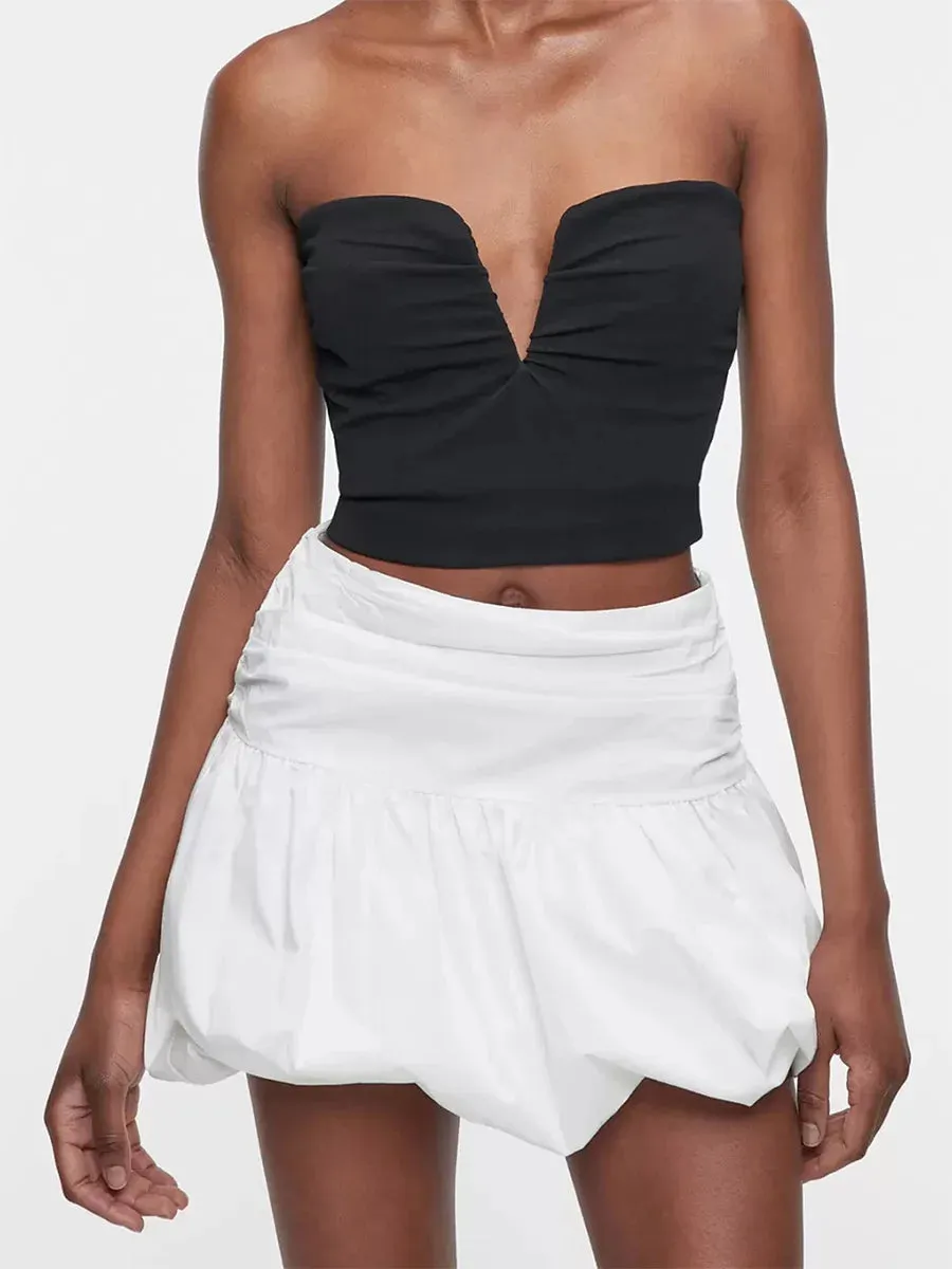 Trendy Streetwear Bubble Skirt