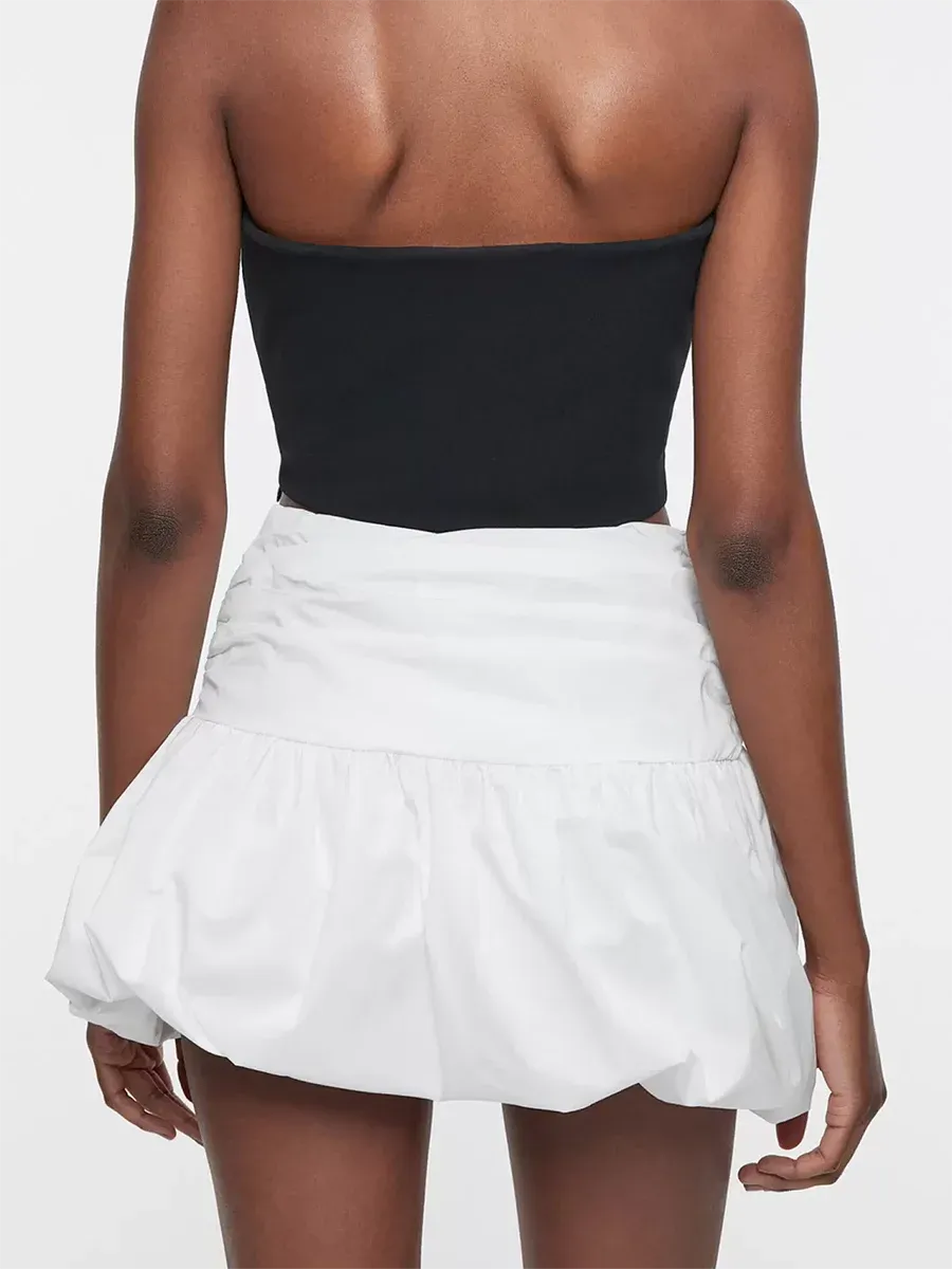Trendy Streetwear Bubble Skirt