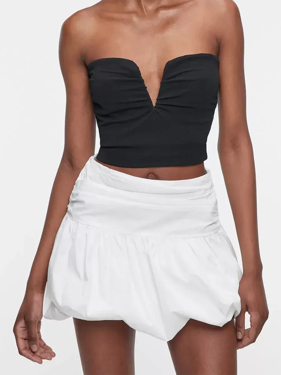 Trendy Streetwear Bubble Skirt