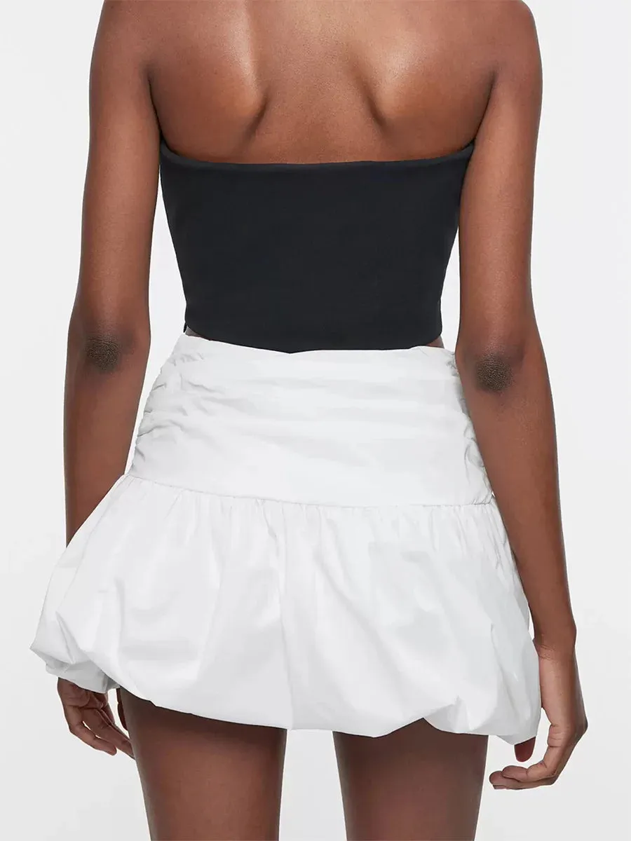 Trendy Streetwear Bubble Skirt