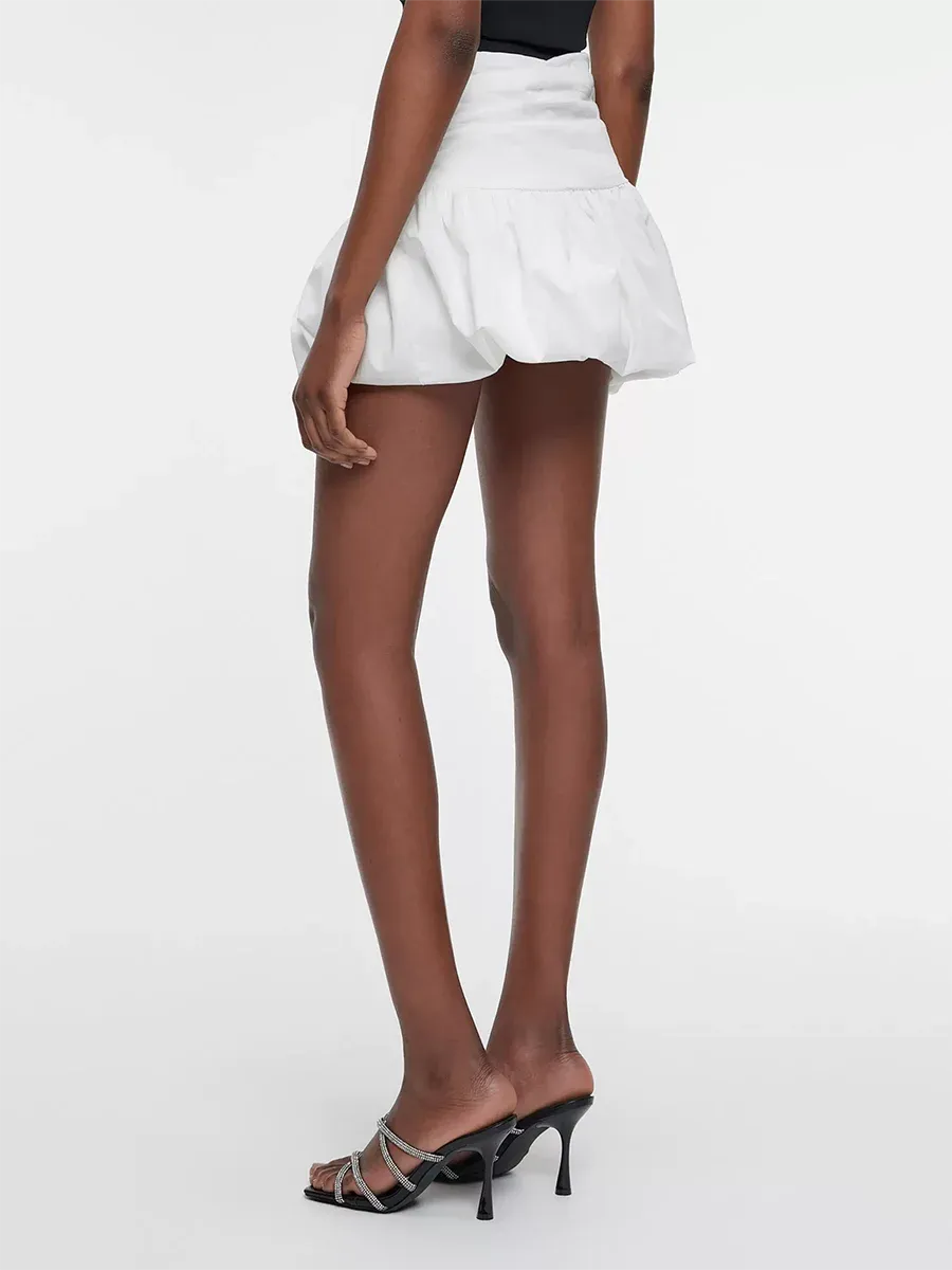 Trendy Streetwear Bubble Skirt