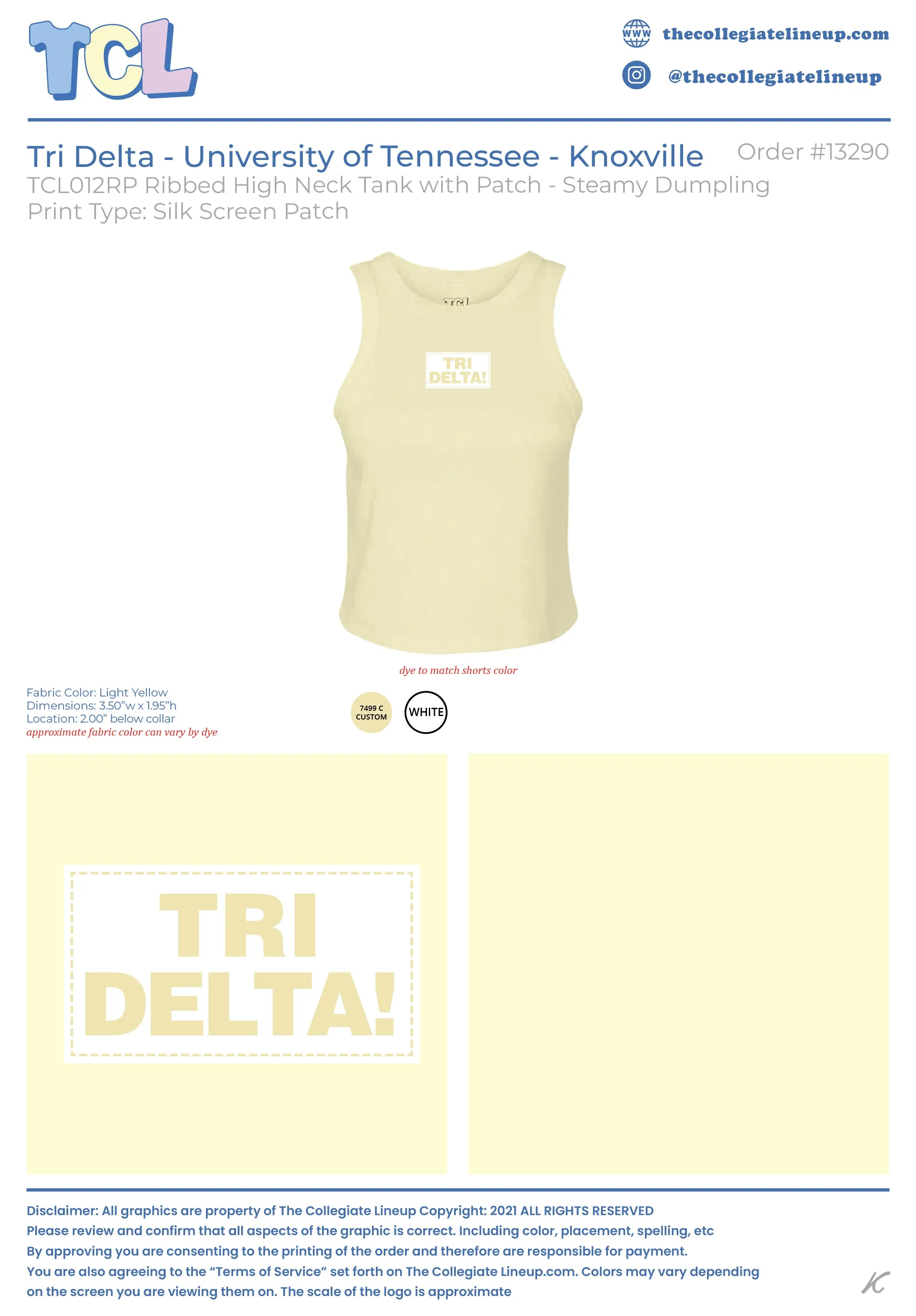 Tri Delta University of Tennessee - Knoxville #13290