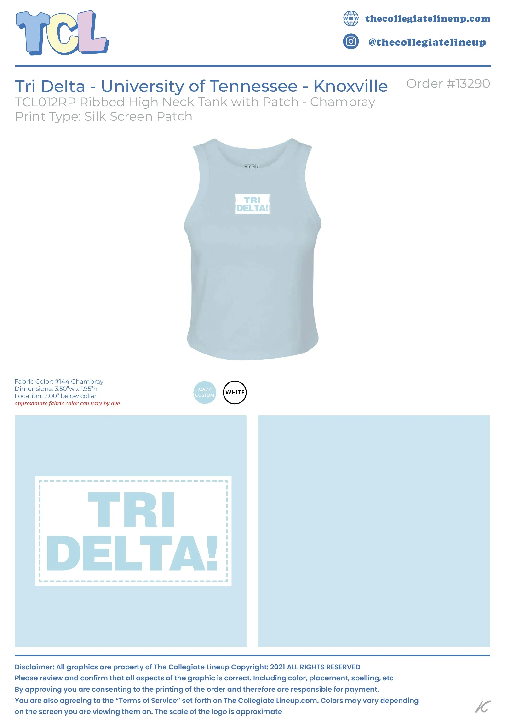 Tri Delta University of Tennessee - Knoxville #13290