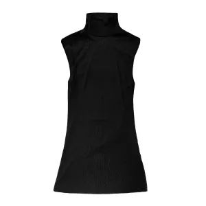 Tulle Sleeveless Turtleneck