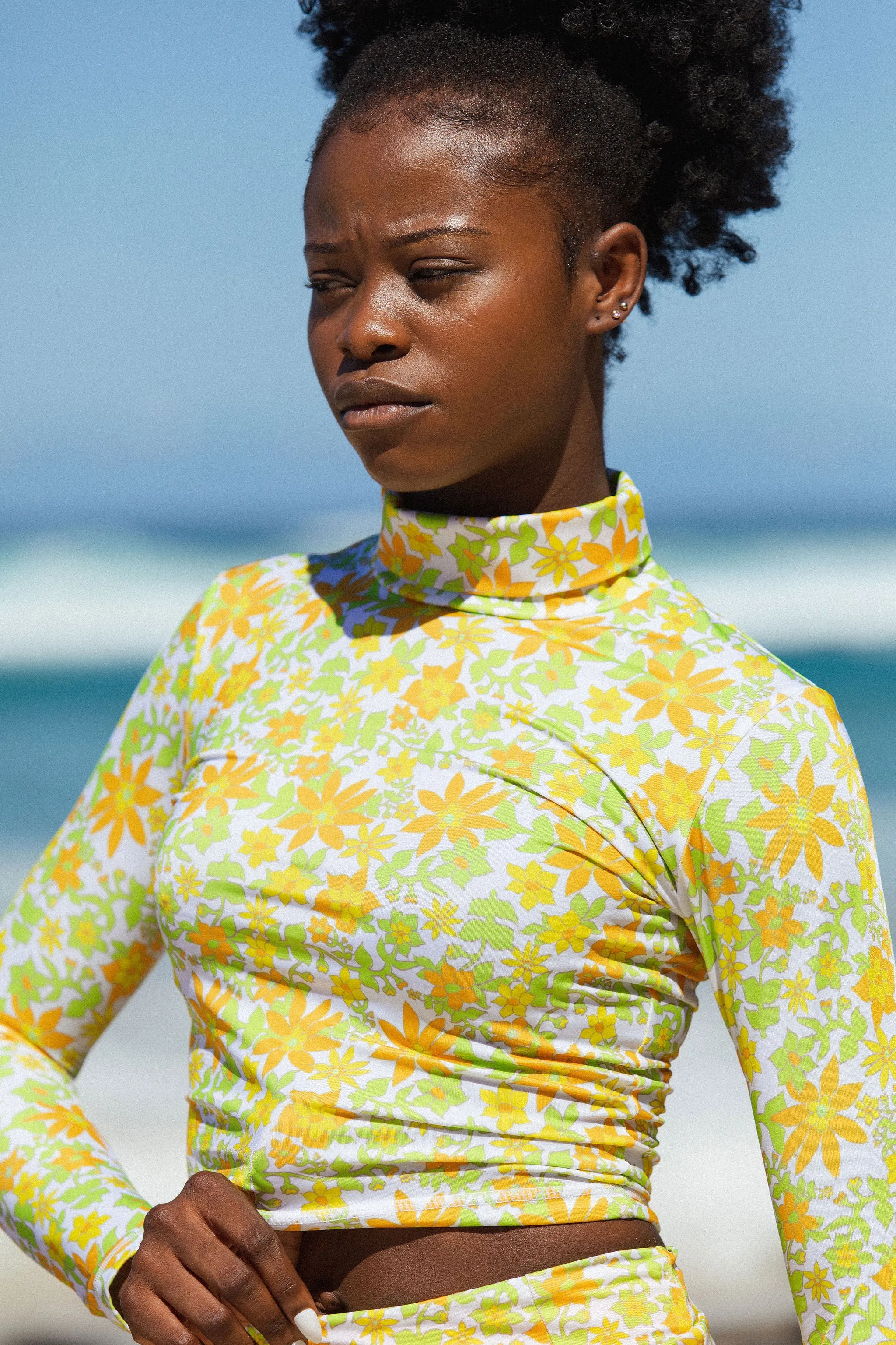 Turtle Top Rashvest in Lemon Myrtle