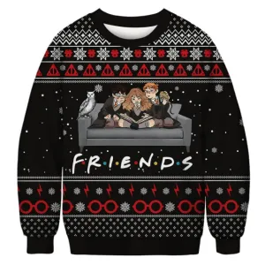 Ugly Christmas Sweater with Fun 3D Prints