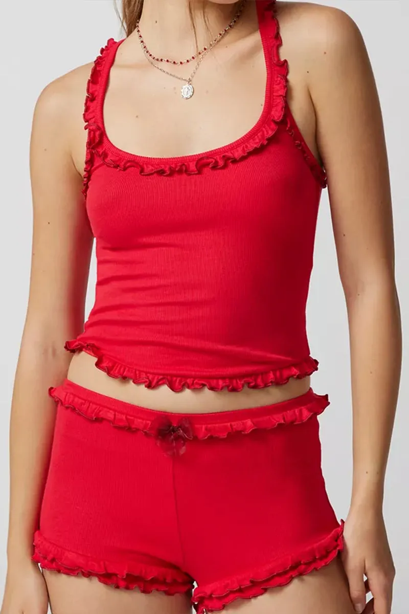 US3534 Cami and Shorts Set