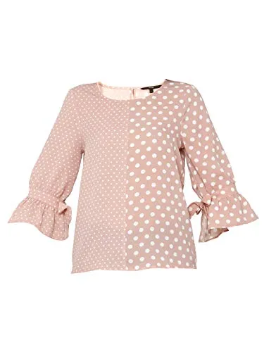 VERO MODA Women's Regular fit Top (2053251001_Coral Cloud X-Small)