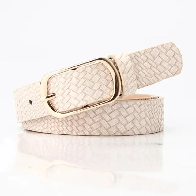 Vintage leopard snake print belt for women's clothes