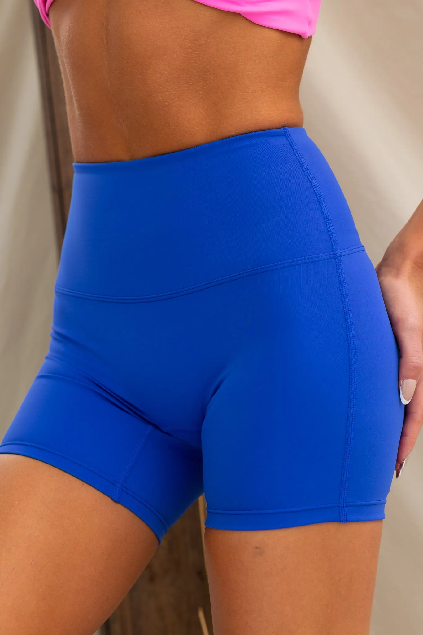 Vital High Rise Short - Electric Blue
