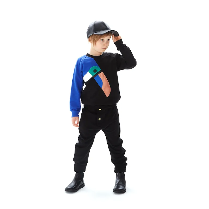 WAUW CAPOW By Bangbang Tucan Sweatshirt 2 fleece