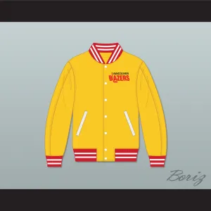 WHA Vancouver Blazers Yellow Varsity Letterman Jacket-Style Sweatshirt 2
