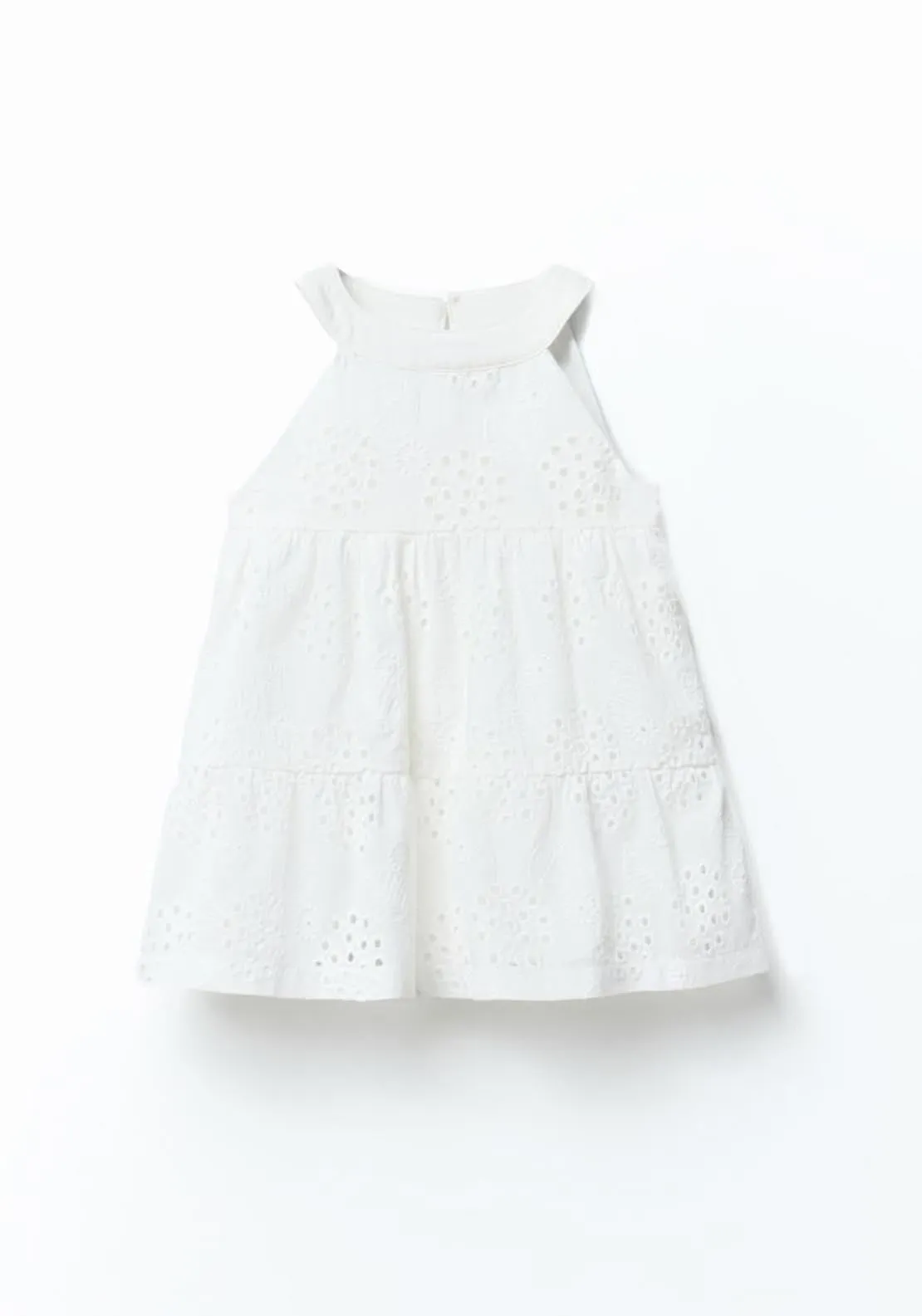 White eyelet dress - White