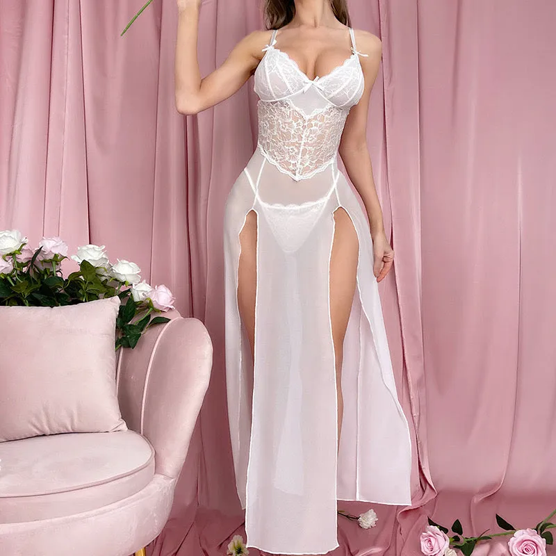 White Lingerie Dress Nightgown