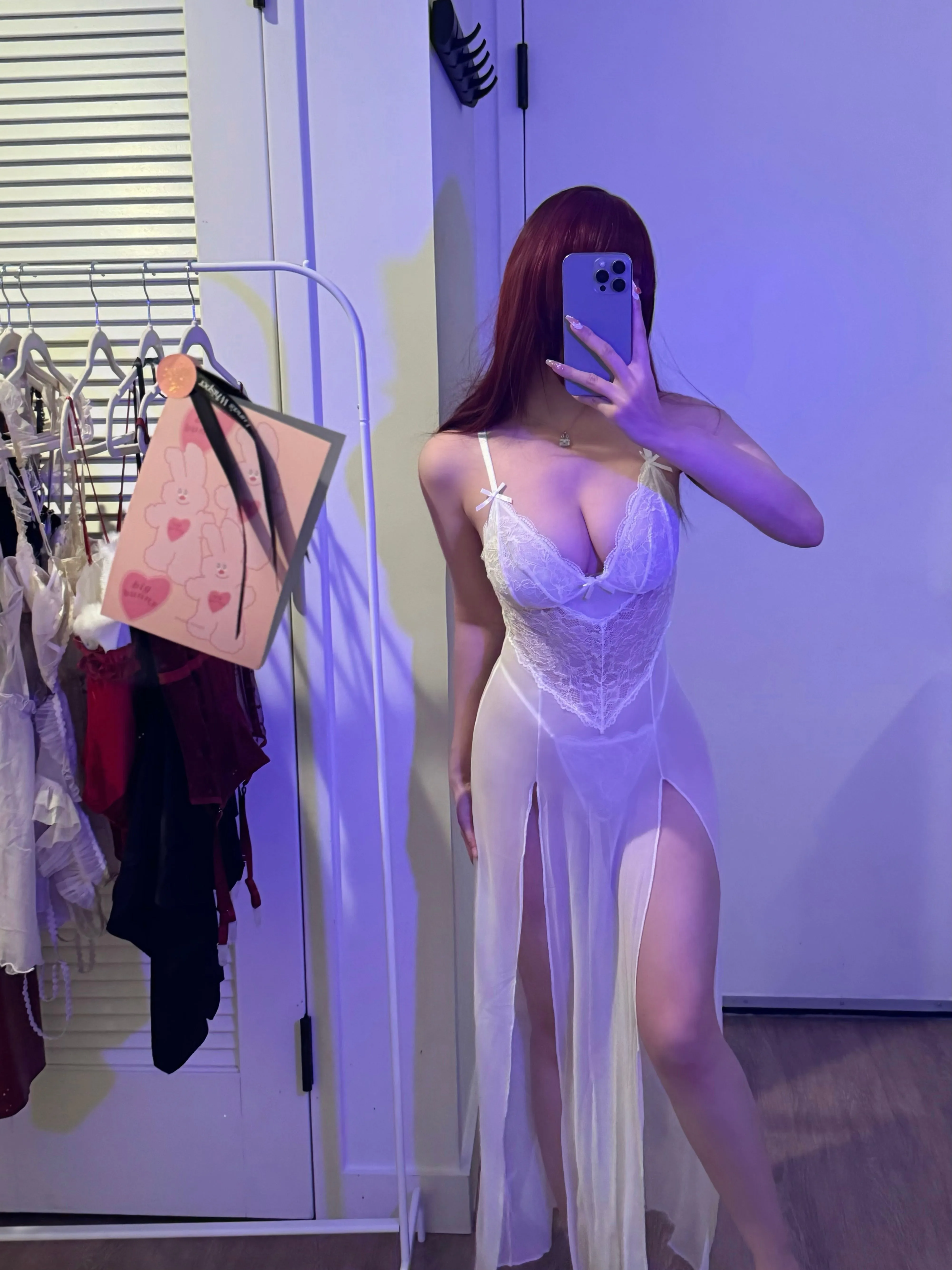 White Lingerie Dress Nightgown