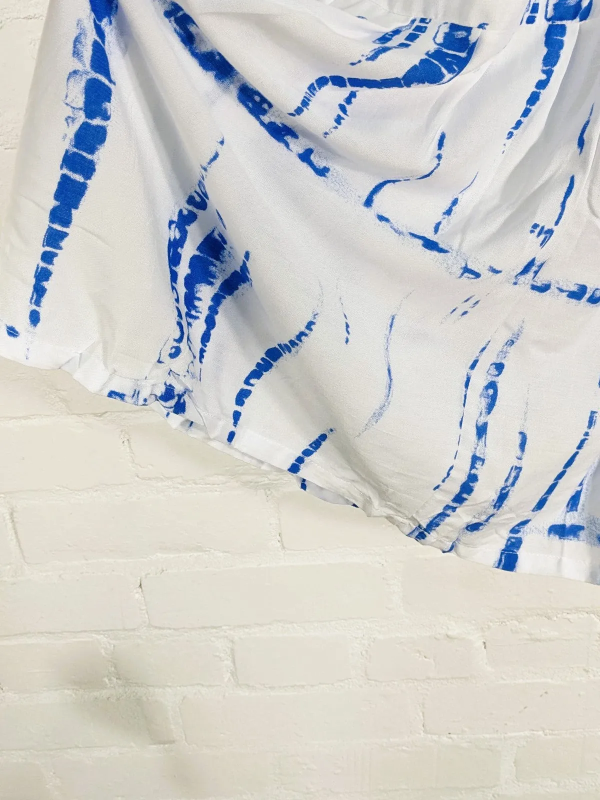 White Snake Tie Dye Flares