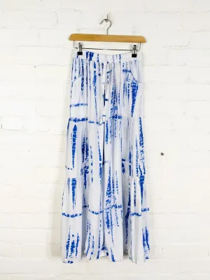 White Snake Tie Dye Flares