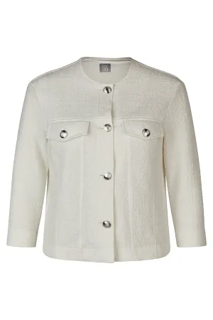 WHITE TWEED JACKET