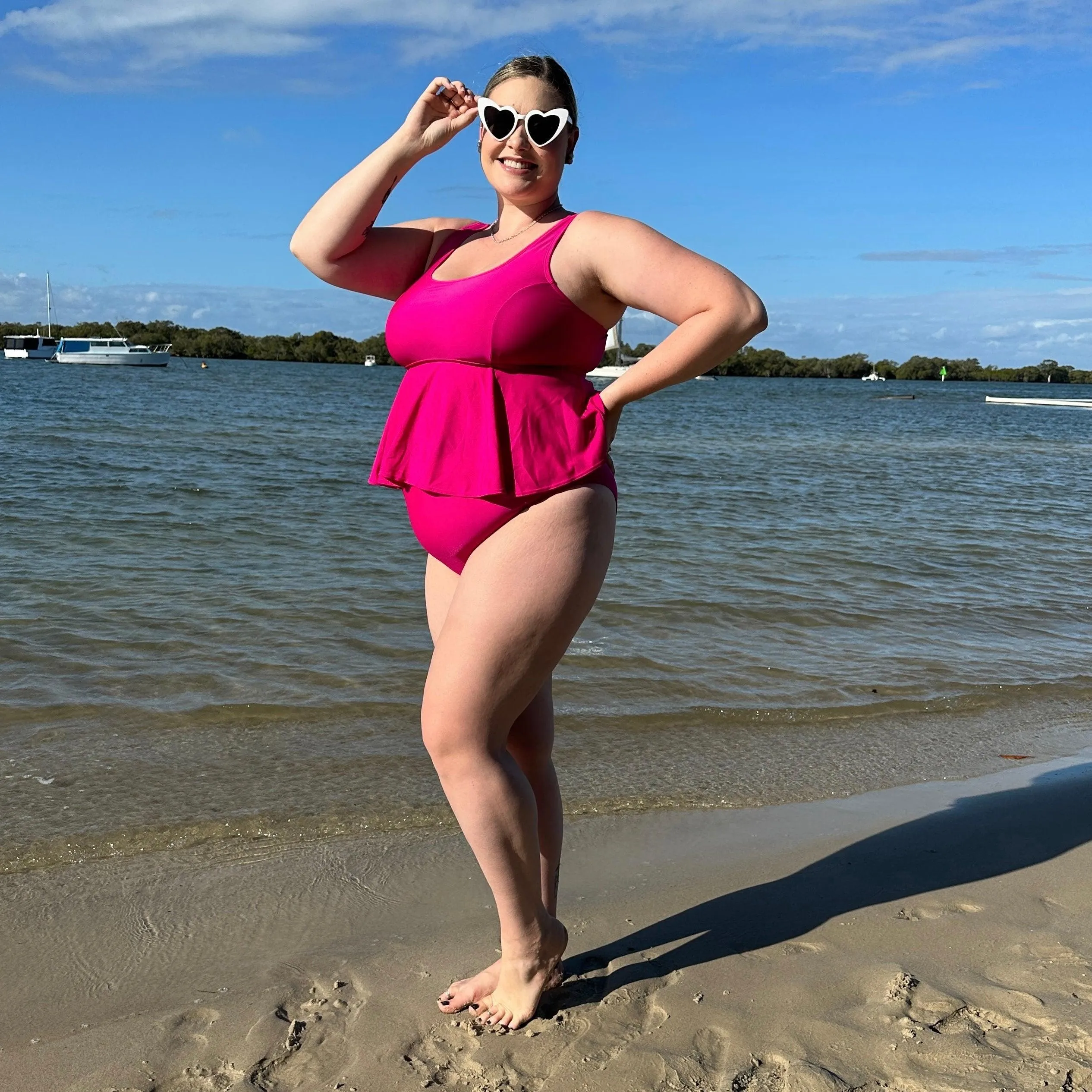 Who you gonna call? Bikini Oberteil - Hot Rosa