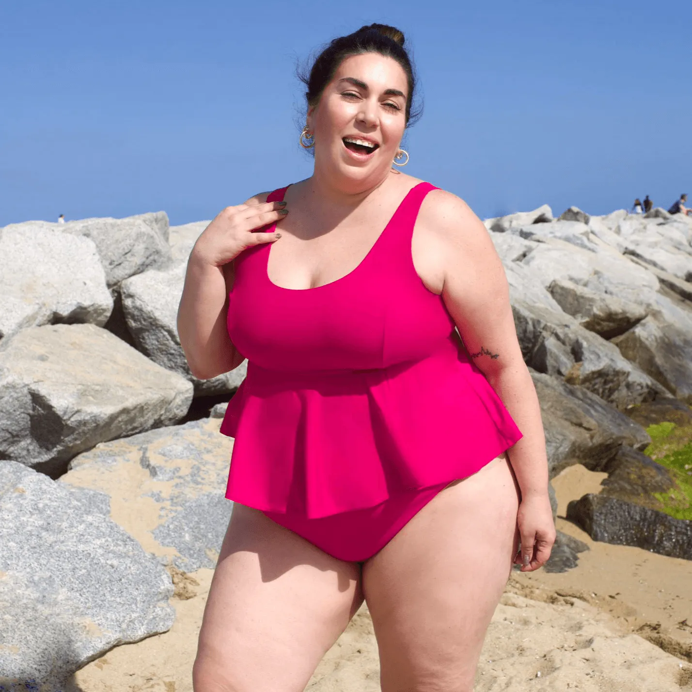 Who you gonna call? Bikini Oberteil - Hot Rosa