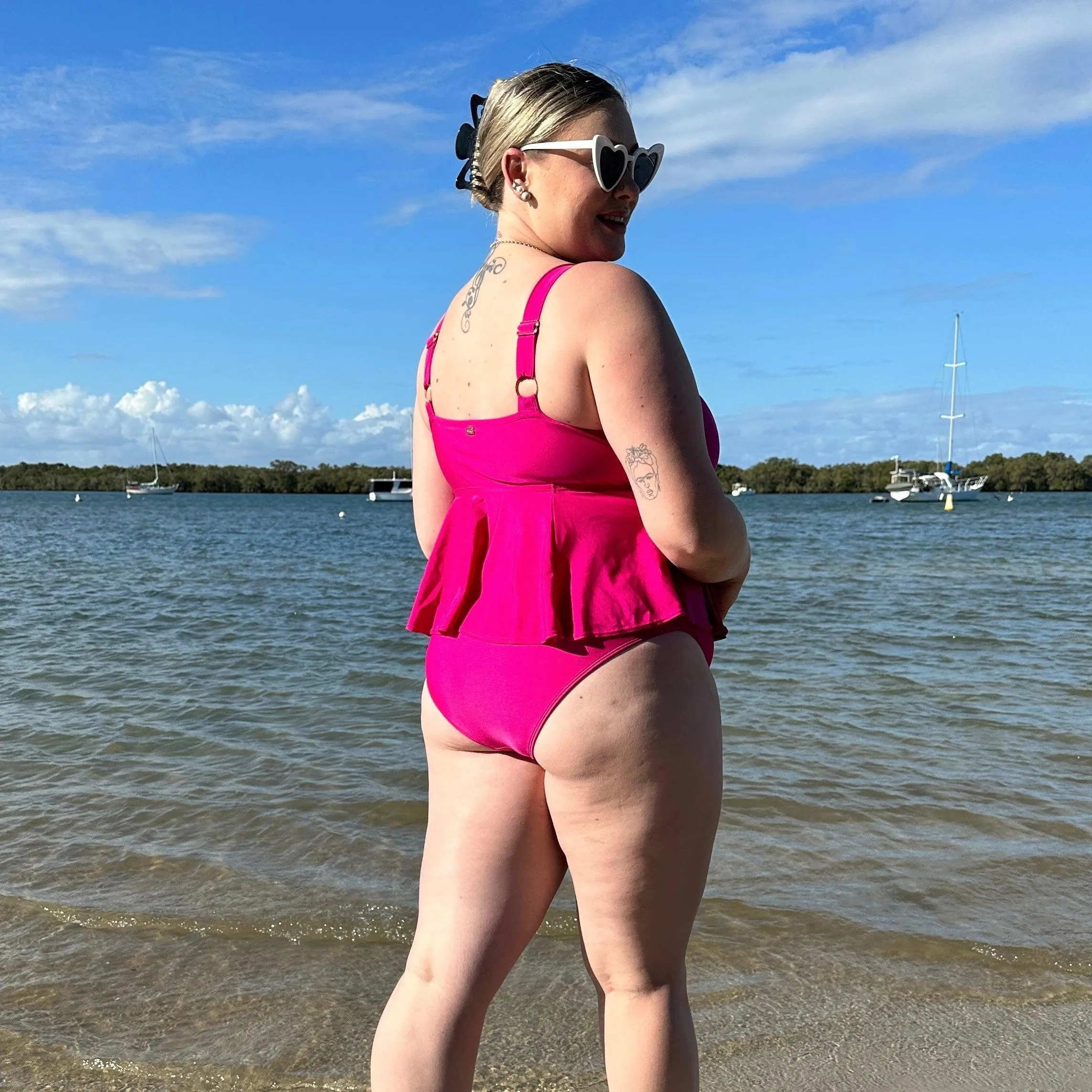 Who you gonna call? Bikini Oberteil - Hot Rosa